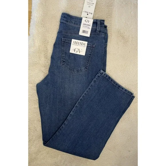 NWT Gloria Vanderbilt Amanda Original Slimming Jean Size 16 - Picture 4 of 10